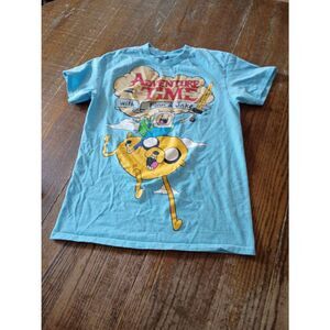 Adult Small Cartoon Network Adventure Time Cotton Short Sleeve Tee Tshirt Shirt